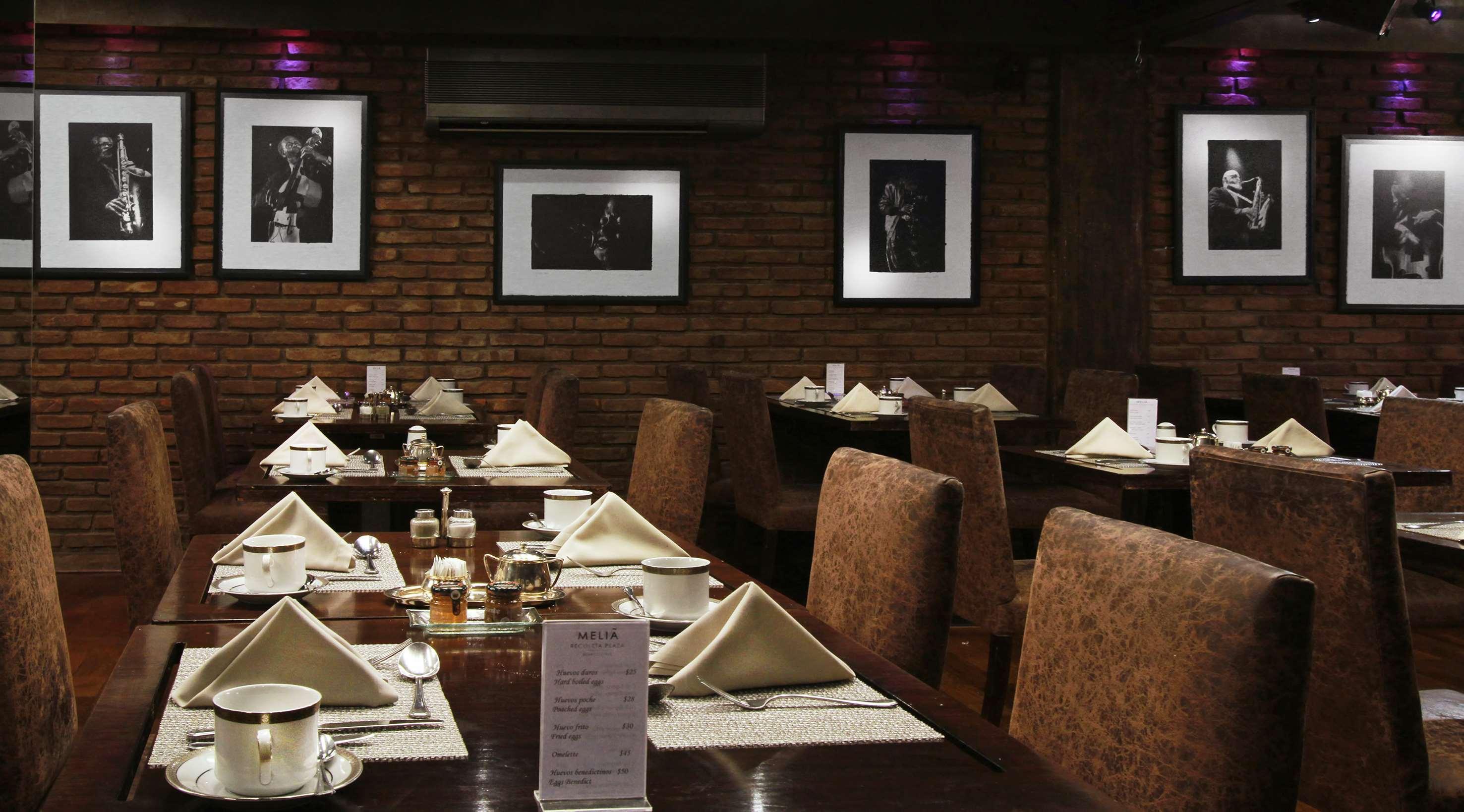 Melia Recoleta Plaza Hotel Buenos Aires Kültér fotó Interior of the restaurant